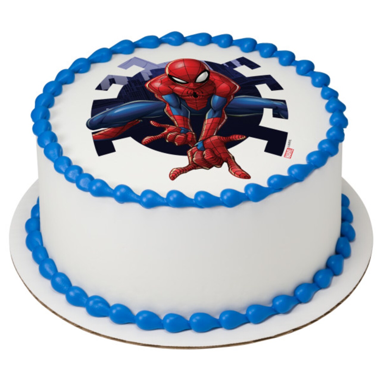 Marvel's Spider-Man™ Web Edible Cake Topper Image - 7.5" Round